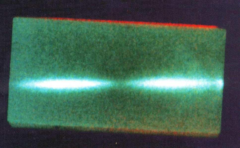 Light created in real crystals Far from phase-matching: SHG crystal Input beam Output beam Closer to
