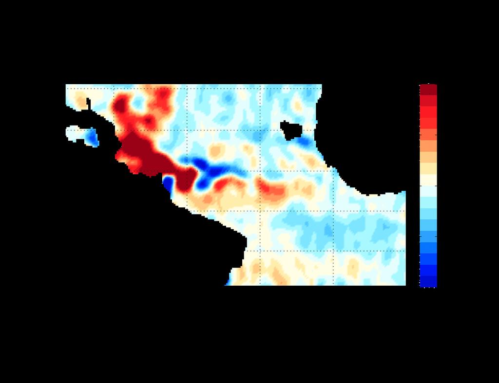 Season Variability Tropical Atlantic The most distinct features resolved in Aquarius data are the Amazon Plume and Atlantic ITCZ.