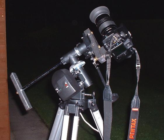 These consist of a camera platform mounted on a hinged board, where the axis of the hinge is pointed at the celestial pole.