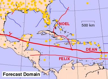 Hurricane Dean was the strongest tropical cyclone of the 2007 Atlantic hurricane season.