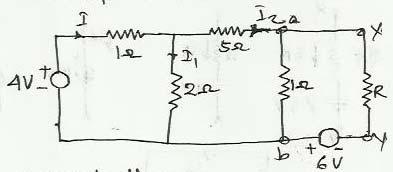 Now efficiency of maximum power transfer is: Example 3: Find the value of R in the following circuit such