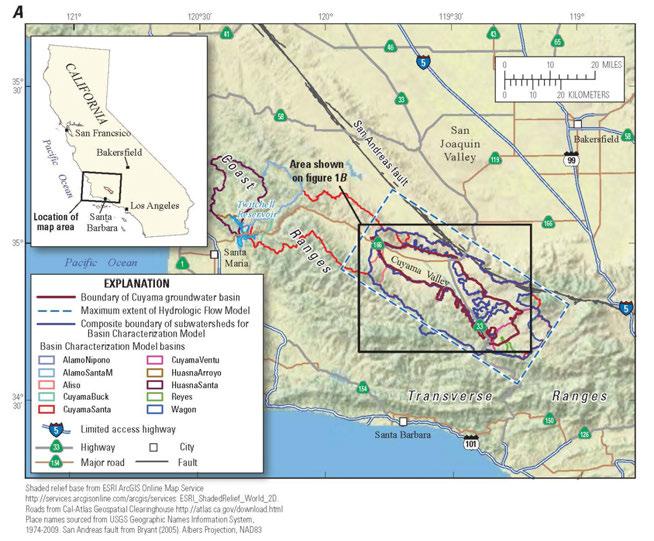 Cuyama Valley is sole-source layered Multi-Aquifer, Compartmentalized, Convergent Flow System, and