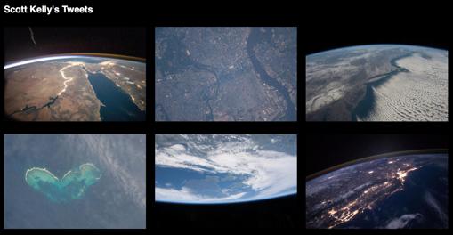 and appreciation for our home planet. Theme 2. Scott Kelly s tweets Theme 3. Cities Theme 4.