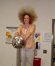 In Static Electricity the charges build up and