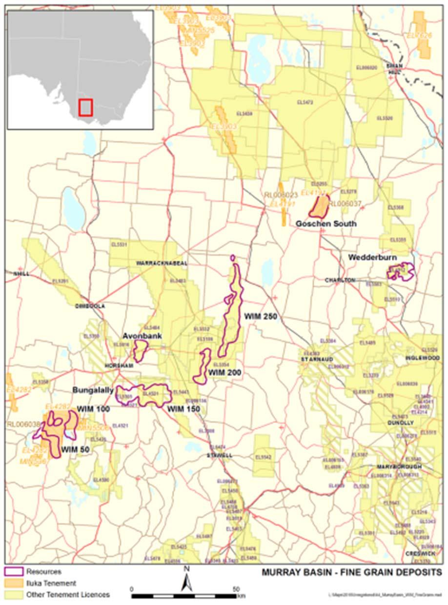 Fine Minerals Conducting pre-feasibility study on development of WIM deposits in western Victoria Underlying challenges of deposits recovery of fine sized minerals zircon product eligibility for