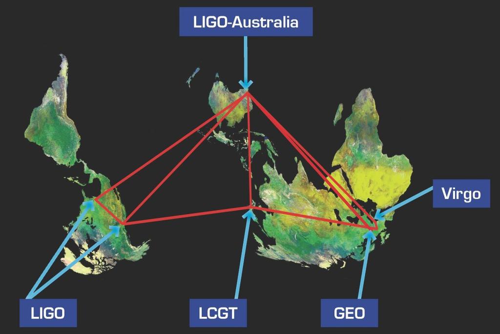 LIGO-Australia A set of Advanced LIGO is planed to be installed at Gingin north of