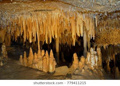 LESSON 4.2C: EROSION BY GROUNDWATER AND SEA EROSION BY GROUNDWATER - large caves formed by underground erosion. o - a large, icicle-like mass of calcium carbonate.