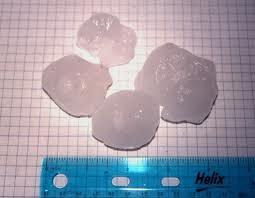 How does hail fall to the ground? Hail falls when it becomes heavy enough to overcome the strength of the updraft and is pulled by gravity towards the earth.