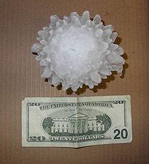 to remove them, and occasionally, hail drifts have been reported. How large can hail get? The largest hailstone recovered in the U.S.