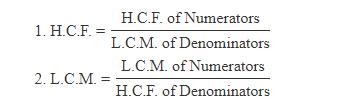 Highest Common Factor (HCF) Lowest Common Multiple (LCM) FORMULAS Highest Common Factor (HCF) or Greatest Common Measure (GCM) or Greatest Common Divisor (GCD) The HCF of two or more than two numbers