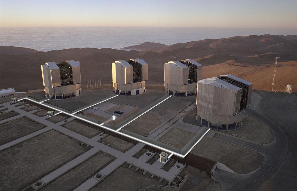 large telescopes will look at