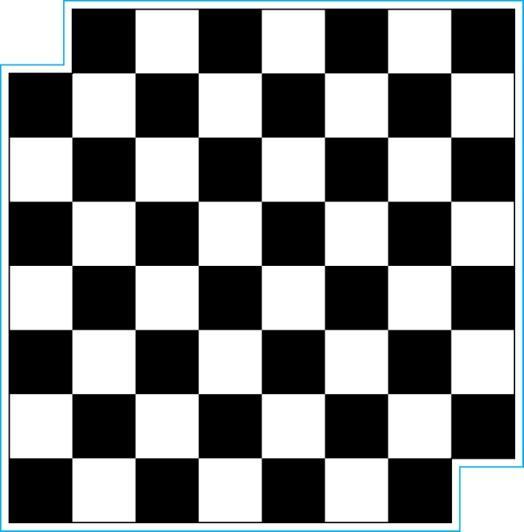 Tilings Example 3: Can we tile a board obtained by removing both the upper left and the lower