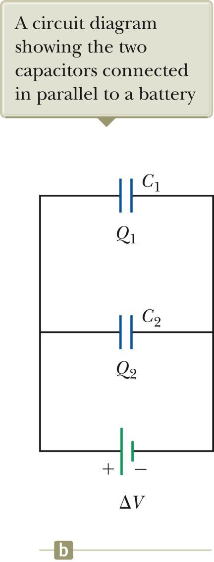 Capacitors in Parallel, 3 The capacitors can be replaced