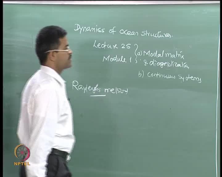 Dynamics of Ocean Structures Prof. Dr.