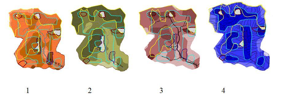 inspection that relies on identification of large value carrying zone on the morphometric maps prepared under GIS environment.