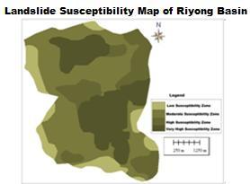 features in KMZ/KML file format on the Susceptibility zone map. All the scars have suitably fitted on the map, especially over the high susceptible zones and proved the notion of the author as write.