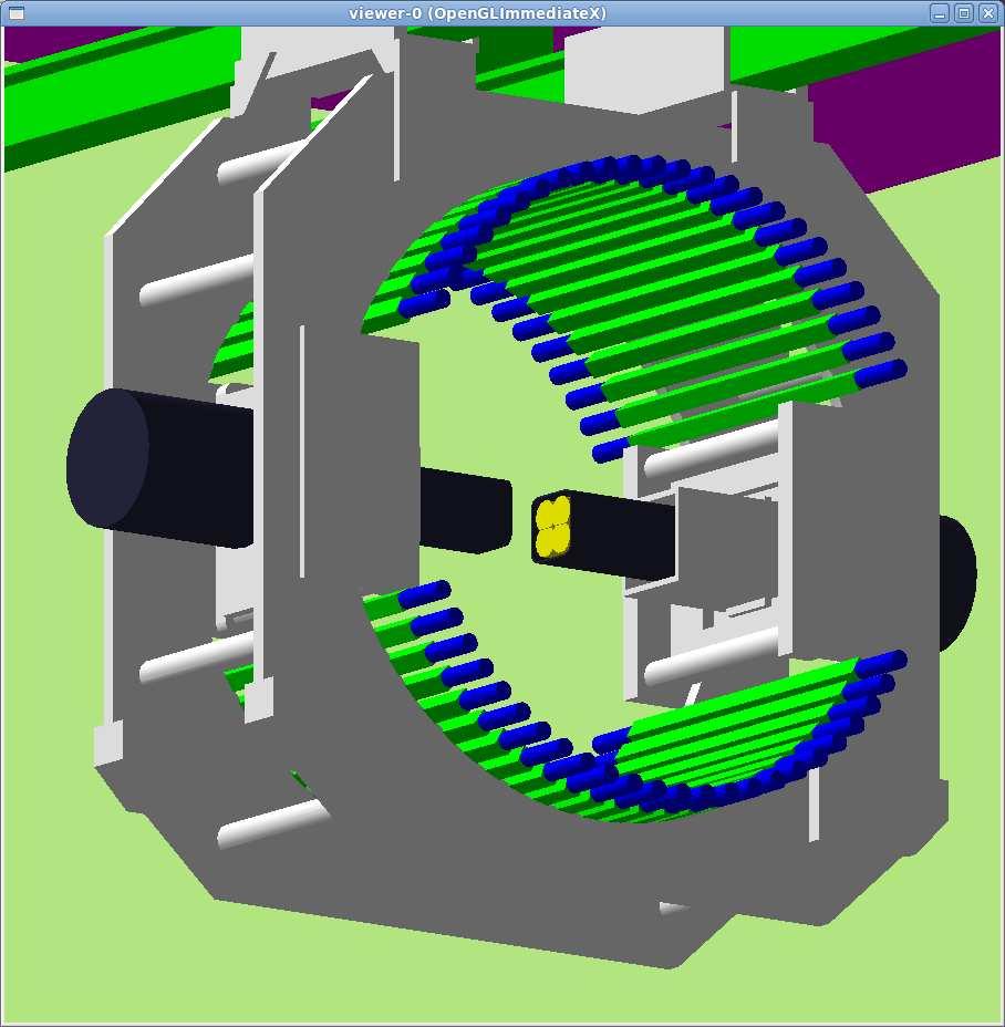 Simulation of Experimental Setup Full experimental setup coded into Geant4 Currently simulating: Time-of-flight for neutrons