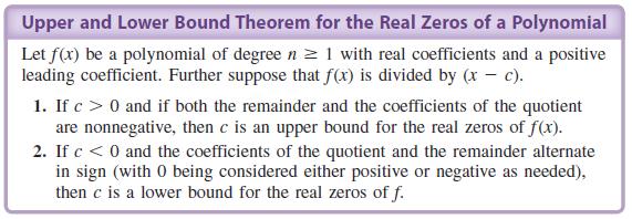Chapter 3 Page 13 of 23 3.4 #56 Determine the number of possible positive and negative real zeros for the given function. 3.4 #76 Find the zeros and their multiplicities.