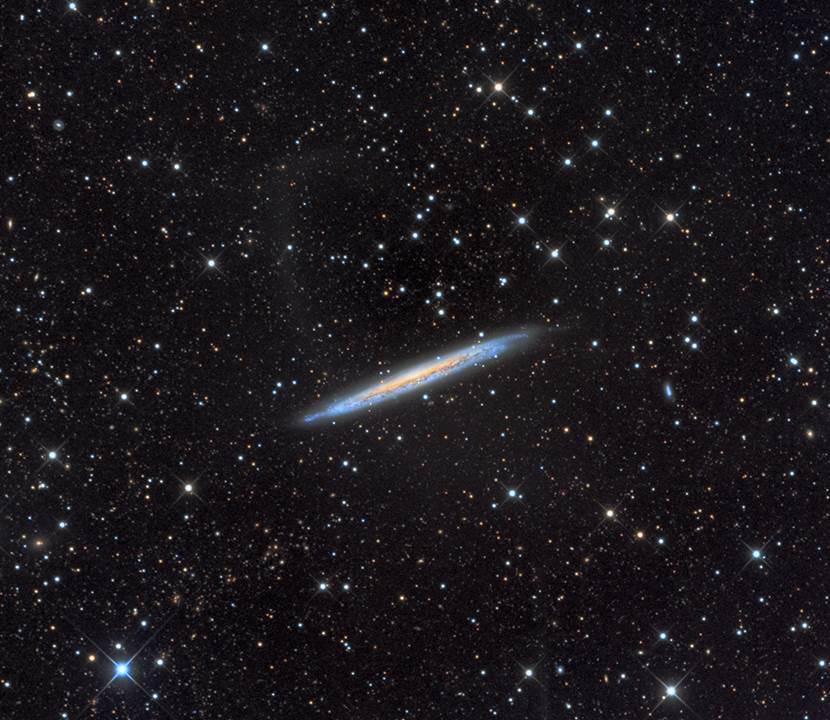 NGC 5907 and Star Streams Io August 2013 p.3 In June and early July Brandt Schram went deep into Draco to photograph not just a galaxy, but the evidence of a long-ago galactic merger.