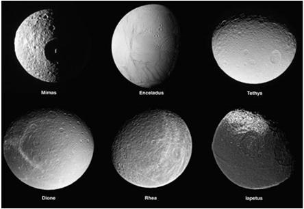Medium Moons of Saturn Almost all show evidence of past volcanism and/or