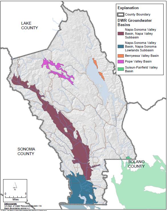 Basin Analysis Report: Napa Valley Subbasin Napa Sonoma Valley Basin Napa Valley