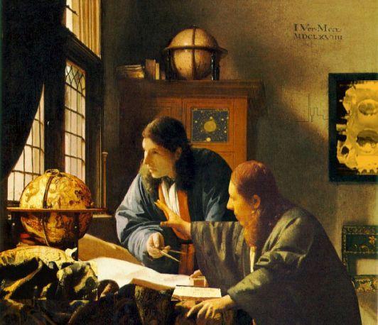 Vermeer s Astronomer & Geographer (2 mappers,