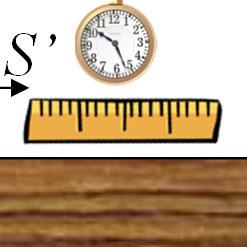 Proper Length Similar to the concept of proper time t 0 which is the measured time interval of a clock which is at rest with the observer, proper length l 0 the