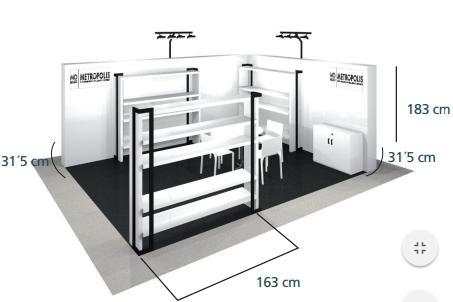STANDS & RATES Type of stand FLOORSPACE ONLY Exclusively from 30 sq. m FLOORSPACE + MODULAR STAND. Between 10 and 29.5 sq.