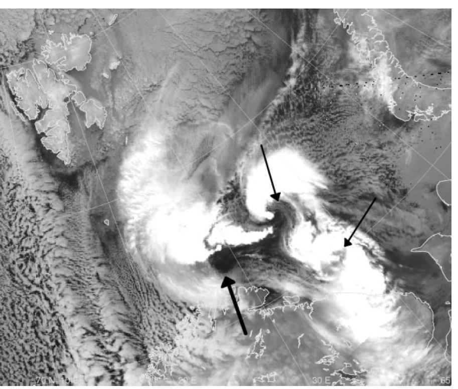 Zahn & von Storch, Nature A classic Barents Sea Polar Low, (467), 2010 February 9, 2011 (http://polarlows.wordpress.