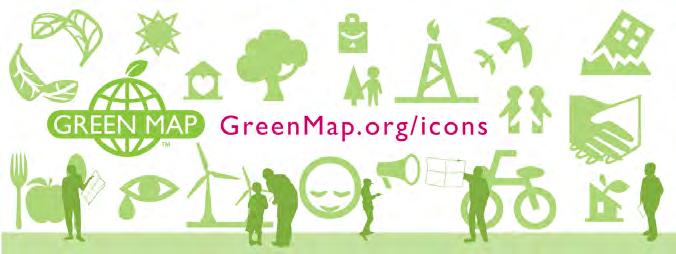 Global Global Green Green Map Map will use the freshly updated Version 3 Green Map Icons Sustainability: Economic Development Green Technology