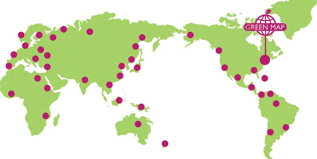 Global Green Map Green Maps Around the World Now, there are 430 community-led Green Map projects in 50