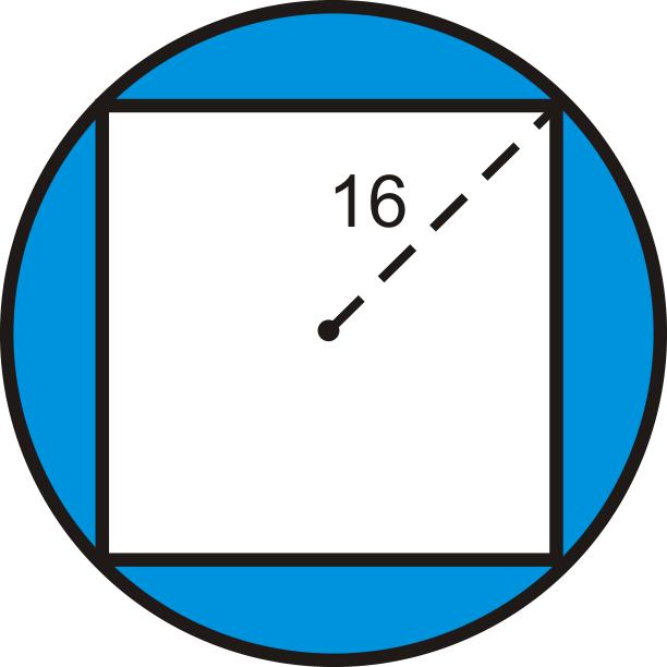 10.5. Areas of Circles and Sectors www.ck12.org 24. The quadrilateral is a square. 25.