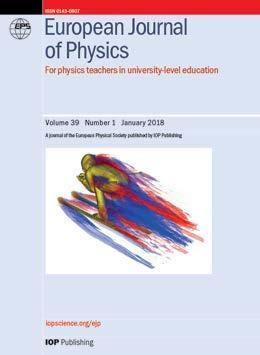 European Journal of Physics iopscience.org/ejp S 0.