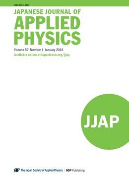 Japanese Journal of Applied Physics iopscience.org/jjap S 1.