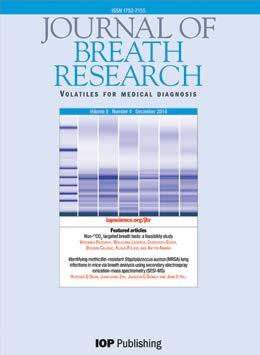 Journal of Breath Research iopscience.org/jbr ELECTRONIC ONLY 3.