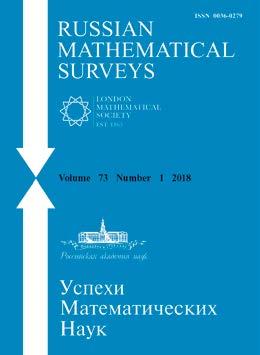 Russian Mathematical Surveys iopscience.org/rms S 1.