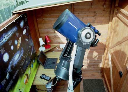 telescope was built in the 1940s and has a mirror 5m