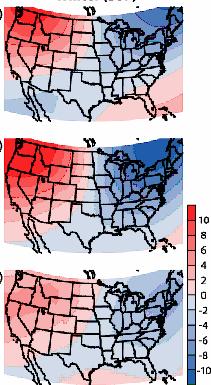 Impacts of large scale circulation biases Anomalous 500-hPa height during winter NARR