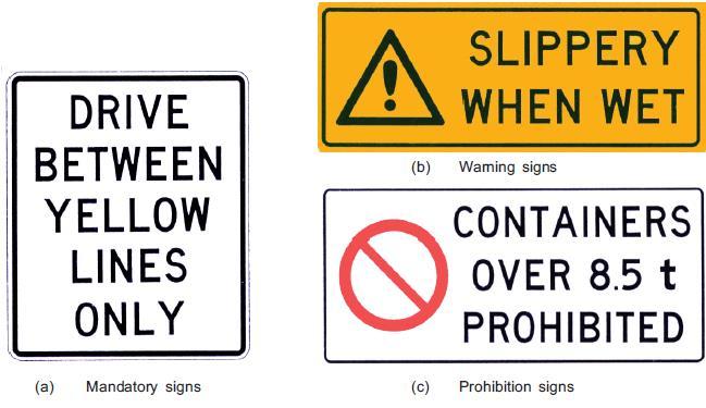 Safety Sign Layout Any symbolic sign or shape should be placed within the rectangle, above the words if the sign has its long axis vertical, or to the left of the words if the sign has its long axis