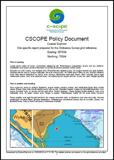 Coastal Explorer Planning GIS-based tool for planning professionals, developers, consultants, statutory/non-statutory consultees, academics.