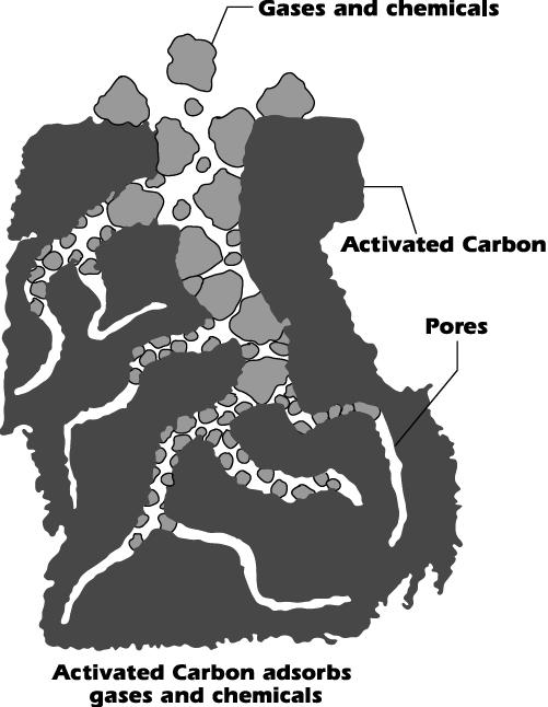 Example Media Types Activated carbon made from a variety of carbon