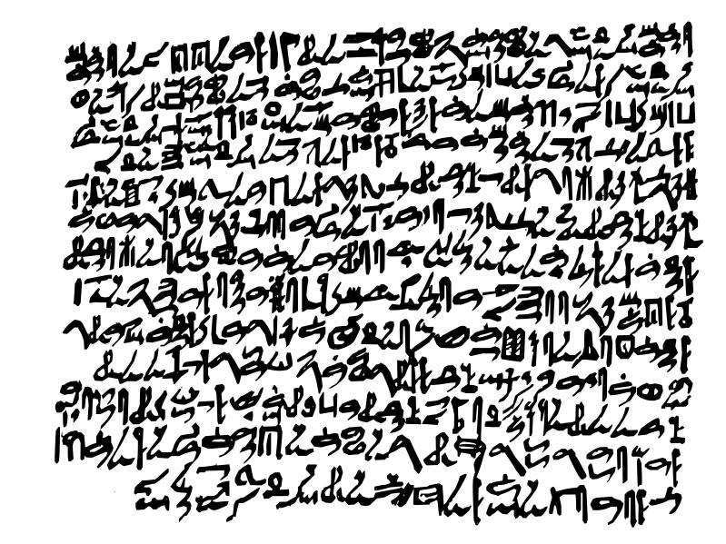 Egyptian Numerical Notation Hieratic Numeration Figure: Hieratic