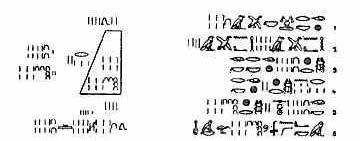 4 Egyptian Numbers and Base System The Egyptians used a base-ten (decimal) system, similar to our own. The main difference between their system and ours is that they did not have a positional system.
