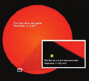4 Our Sun is a relatively small, stable main sequence star of mass 2 x 10 30 Kg.