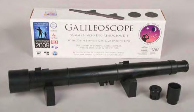 An optician had made the first telescope. Galileo bought some lenses from his local optician and build his own telescope.