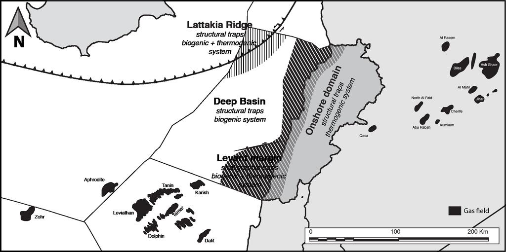 THE PETROLEUM SYSTEMS OF LEBANON 4 petroleum systems