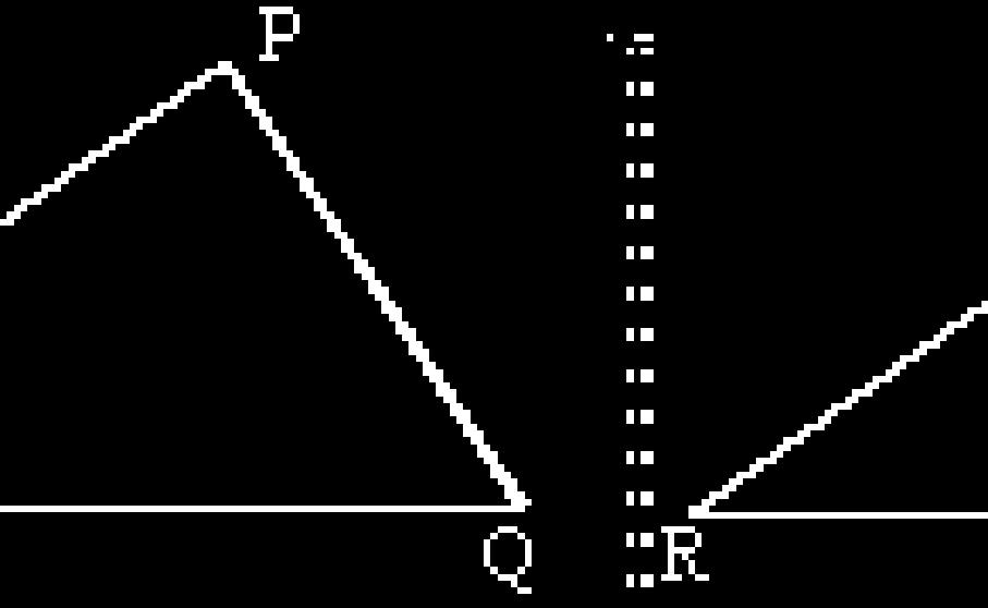parallel to right angle isosceles triangle second side (D) Third side 9.