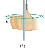 RIGHT-HAND RULE Grasp the element in your right hand with your extended thumb pointing in the direction of the