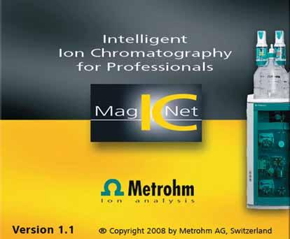 > MagIC Net TM The MagIC Net TM chromatography software controls the new