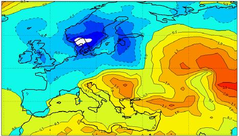 Predictability of stratospheric warmings Maximum lead time for capture (days) 24 Feb 1984